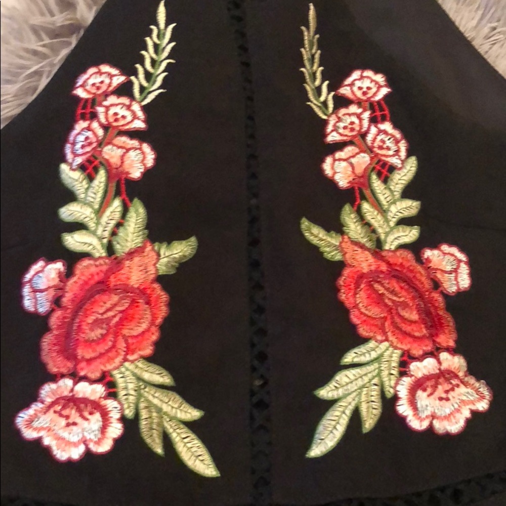 Beautiful Embroidered Romper.